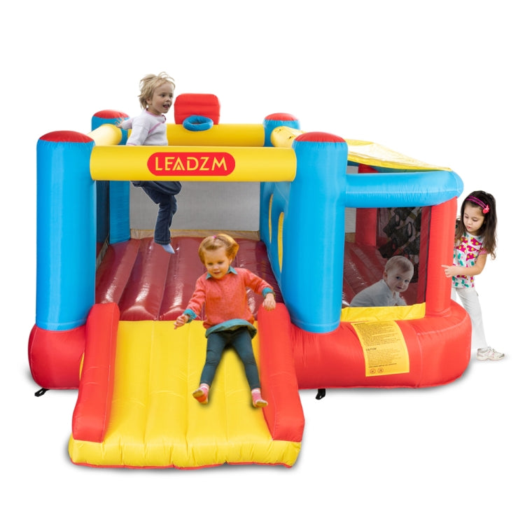 [US Warehouse] LEADZM BH-001 Inflatable Castle Oxford Cloth Scraping Material Inflatable Bouncer with Air Blower