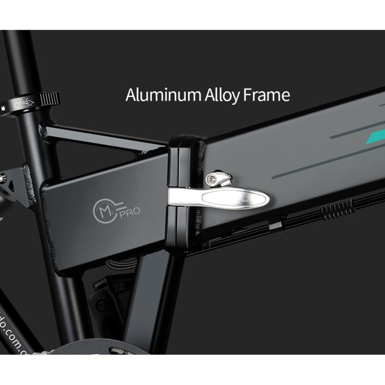 [EU Warehouse] M1 PRO 500W 18-22KM / H Foldable Aluminum Alloy Electric Bicycle with 20 inch Tires & LCD Display