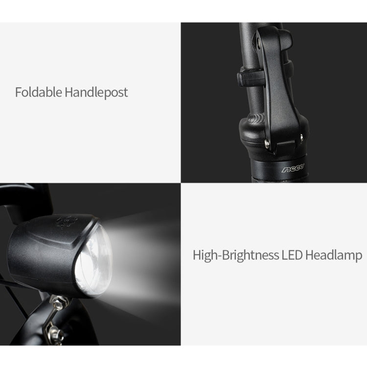 [EU Warehouse] M1 PRO 500W 18-22KM / H Foldable Aluminum Alloy Electric Bicycle with 20 inch Tires & LCD Display