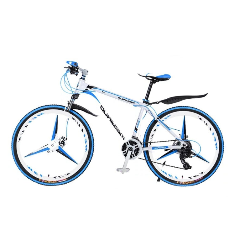 [US Warehouse] MEIYINUO 26 inch Python-shaped Mountain Bike Single Wheel Double Disc Brake Road Bike(Blue)