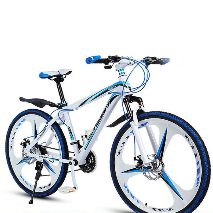 [US Warehouse] MEIYINUO 26 inch Python-shaped Mountain Bike Single Wheel Double Disc Brake Road Bike(Blue)