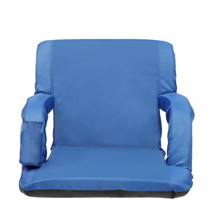 [US Warehouse] 2 PCS 21 inch Simple Style Stadium Waterproof Cushion Grandstand Chair with Beverage Bag