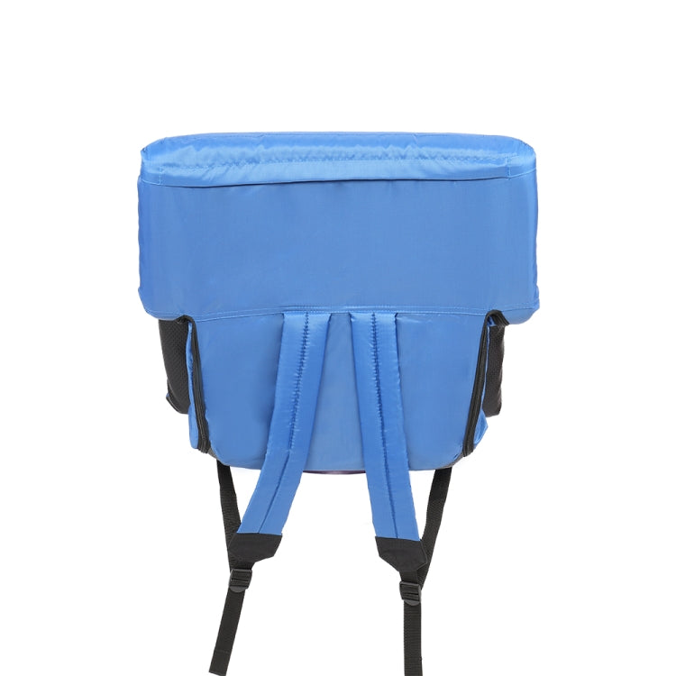 [US Warehouse] 2 PCS 21 inch Simple Style Stadium Waterproof Cushion Grandstand Chair with Beverage Bag