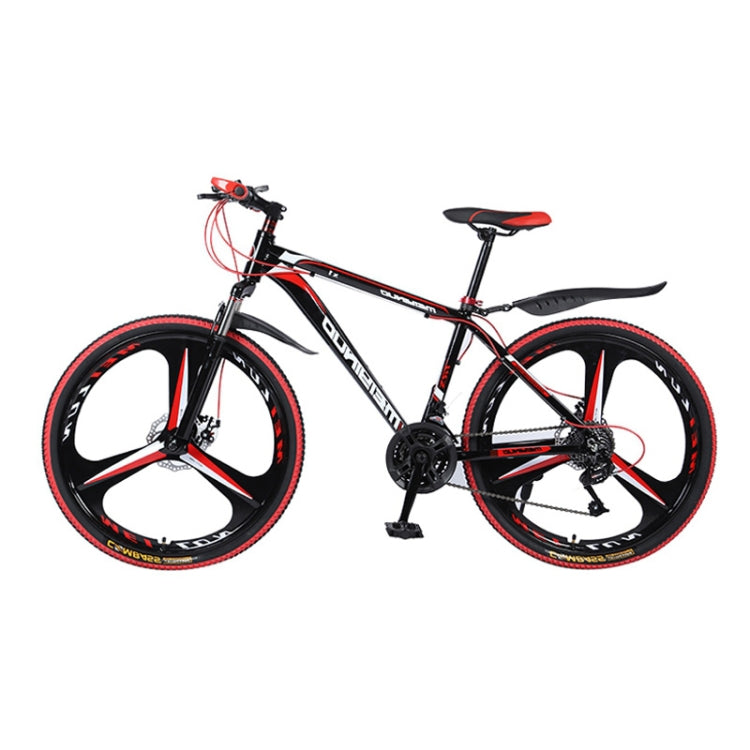 [US Warehouse] MEIYINUO 26 inch Python-shaped Mountain Bike Single Wheel Double Disc Brake Road Bike(Red)