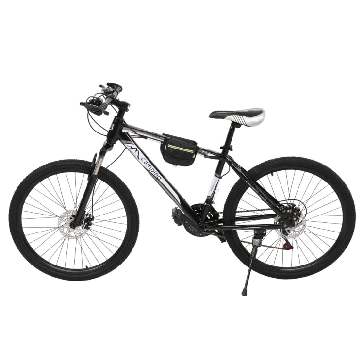[US Warehouse] 24 inch 21-speed Mountain Bike with Riding Bagï¼ˆBlack Whiteï¼‰