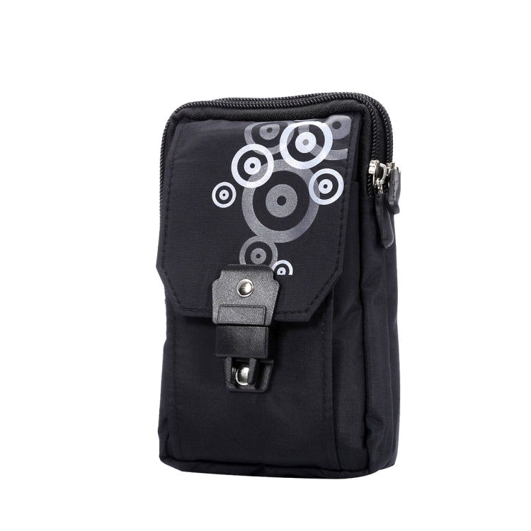 5.7 inch Multifunctional Double Circle Pattern Sports Storage Waist Packs / Waist Bag / Hiking Bag / Camping Bag with Hanging Hook for iPhone 6s Plus / 6 Plus, Samsung S7 Edge / S7 / S6 Edge+ / A9, LG G5