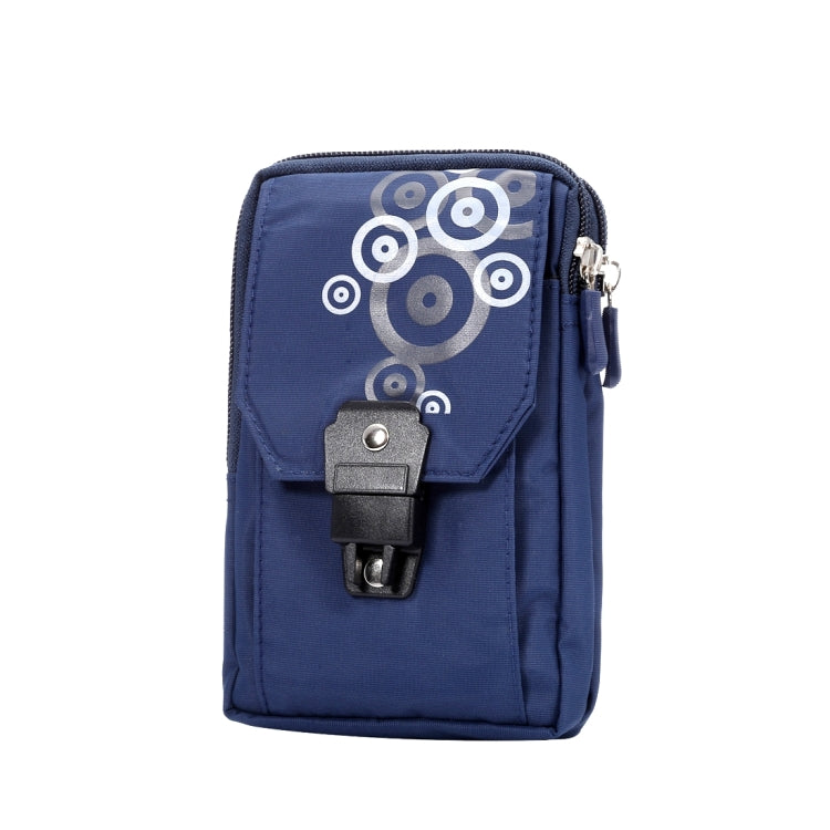 5.7 inch Multifunctional Double Circle Pattern Sports Storage Waist Packs / Waist Bag / Hiking Bag / Camping Bag with Hanging Hook for iPhone 6s Plus / 6 Plus, Samsung S7 Edge / S7 / S6 Edge+ / A9, LG G5
