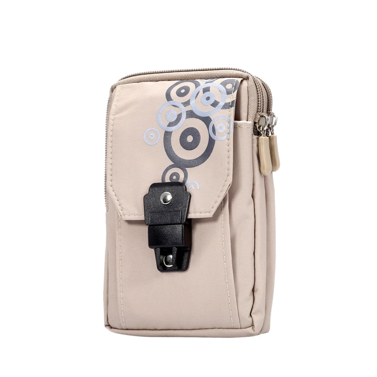 5.7 inch Multifunctional Double Circle Pattern Sports Storage Waist Packs / Waist Bag / Hiking Bag / Camping Bag with Hanging Hook for iPhone 6s Plus / 6 Plus, Samsung S7 Edge / S7 / S6 Edge+ / A9, LG G5