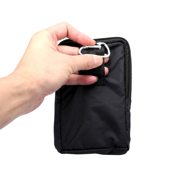 5.7 inch Multifuctional Flow Flower Pattern Sports Storage Waist Packs / Waist Bag / Hiking Bag / Camping Bag with Hanging Hook for iPhone 6s Plus / 6 Plus, Samsung S7 Edge / S7 / S6 Edge+ / A9, LG G5