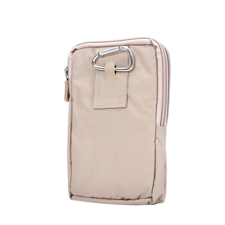 5.7 inch Multifuctional Flow Flower Pattern Sports Storage Waist Packs / Waist Bag / Hiking Bag / Camping Bag with Hanging Hook for iPhone 6s Plus / 6 Plus, Samsung S7 Edge / S7 / S6 Edge+ / A9, LG G5