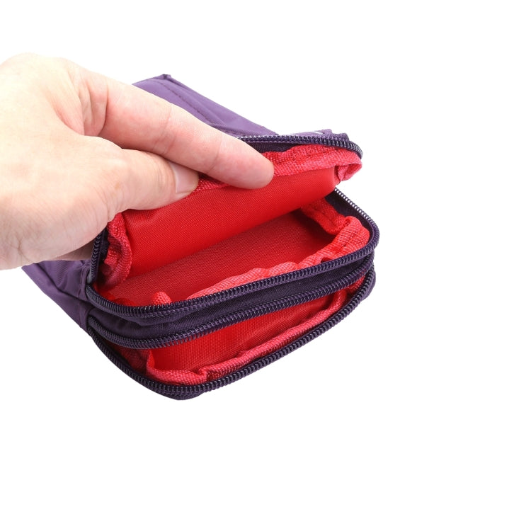 5.7 inch Multifuctional Flow Flower Pattern Sports Storage Waist Packs / Waist Bag / Hiking Bag / Camping Bag with Hanging Hook for iPhone 6s Plus / 6 Plus, Samsung S7 Edge / S7 / S6 Edge+ / A9, LG G5