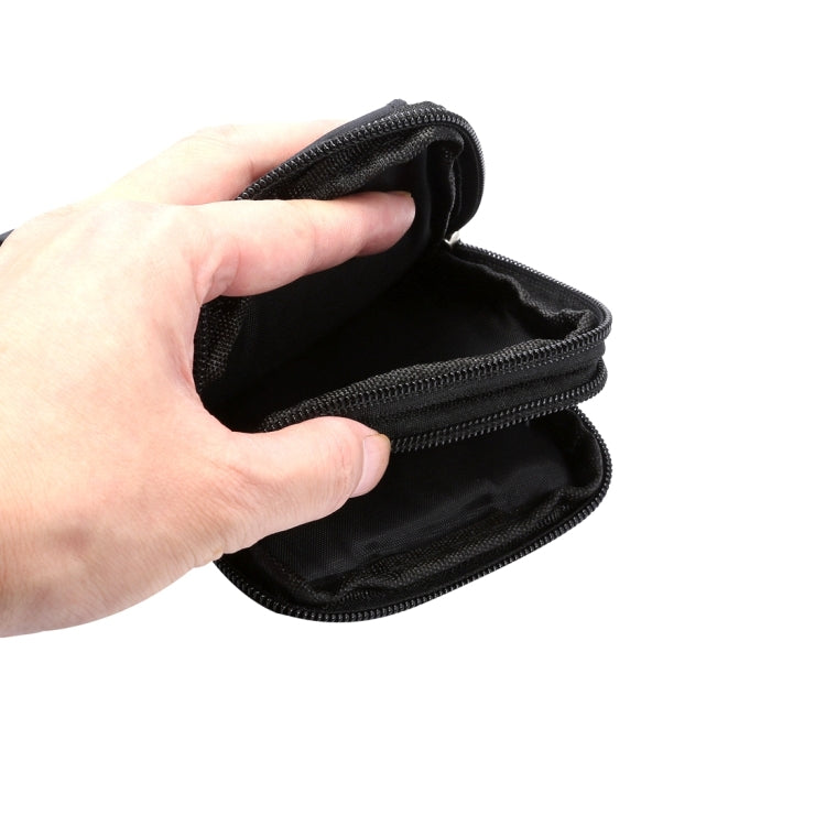5.7 inch Multi-functional Diagonal Pattern Sports Storage Waist Packs / Waist Bag / Hiking Bag / Camping Bag with Hanging Hook for iPhone 6s Plus / 6 Plus, Samsung S7 Edge / S7 / S6 Edge+ / A9, LG G5(Black)