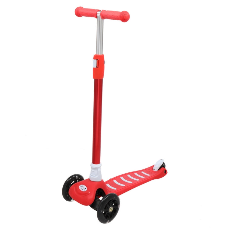 [US Warehouse] Armrest and Height Adjustable Three-wheel Scooter with Light