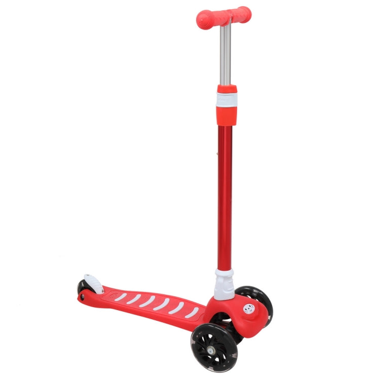 [US Warehouse] Armrest and Height Adjustable Three-wheel Scooter with Light