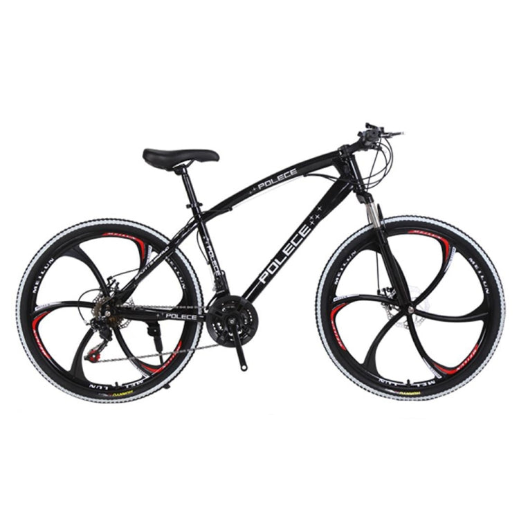 [US Warehouse] 26 inch Full Suspension 21-speed Aluminum Alloy Frame Road Bikes Mountain Bikes(Black)