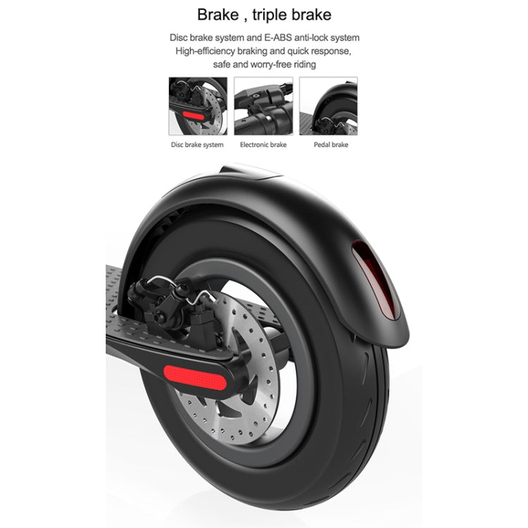 [EU Warehouse] X7 Outdoor Waterproof Foldable Off-road Scooter with 8.5 inch Vacuum Tires & LCD Display& LED Lights & 6.4AH Lithium Battery, Load-bearing: 20-100kg (Black)