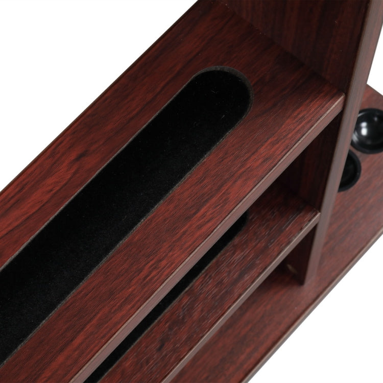 [US Warehouse] 6-hole Wooden Wall-mounted Billiard Cue Holder