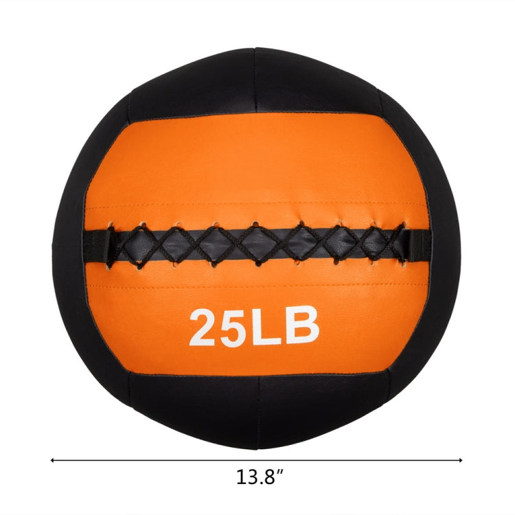 [US Warehouse] 25lbs PVC Fabric Strength Training Soft Medicine Ball Kettlebell