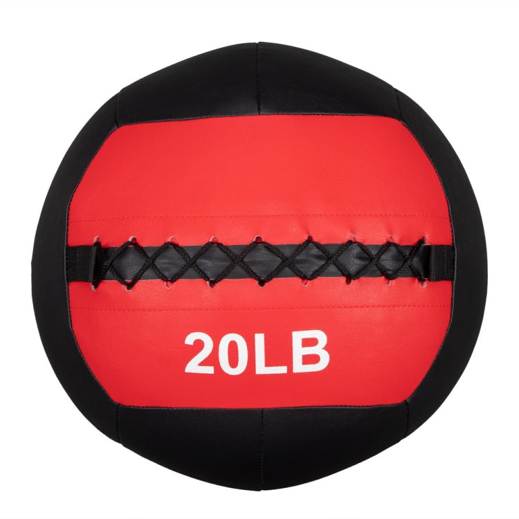 [US Warehouse] 20lbs PVC Fabric Strength Training Soft Medicine Ball Kettlebell