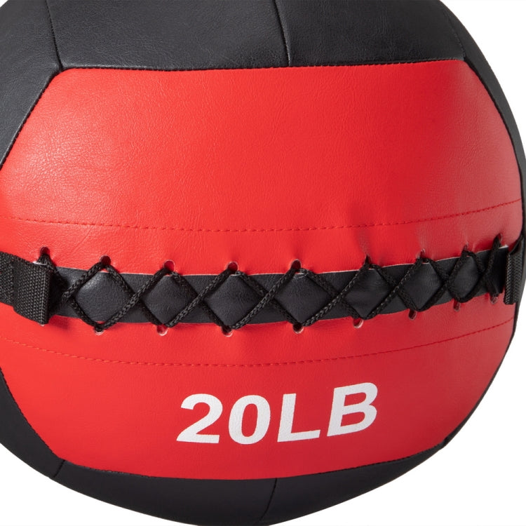 [US Warehouse] 20lbs PVC Fabric Strength Training Soft Medicine Ball Kettlebell