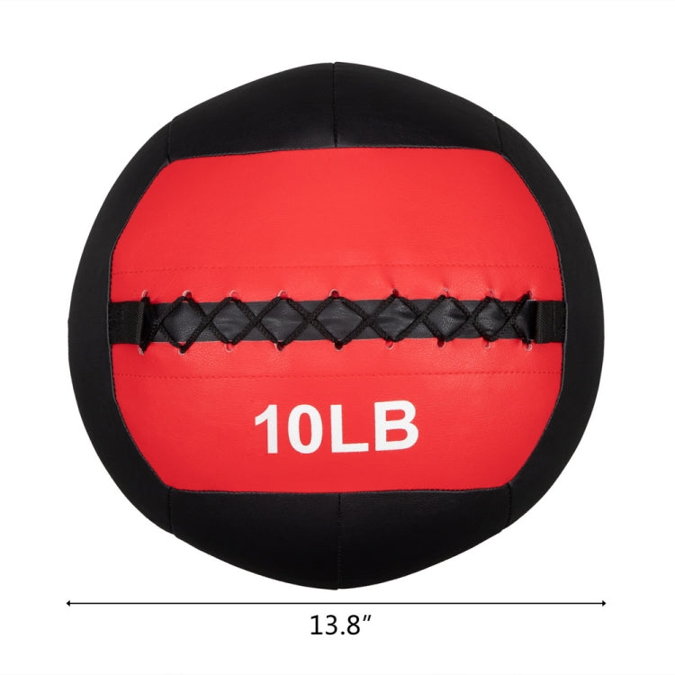 [US Warehouse] 10lbs PVC Fabric Strength Training Soft Medicine Ball Kettlebell