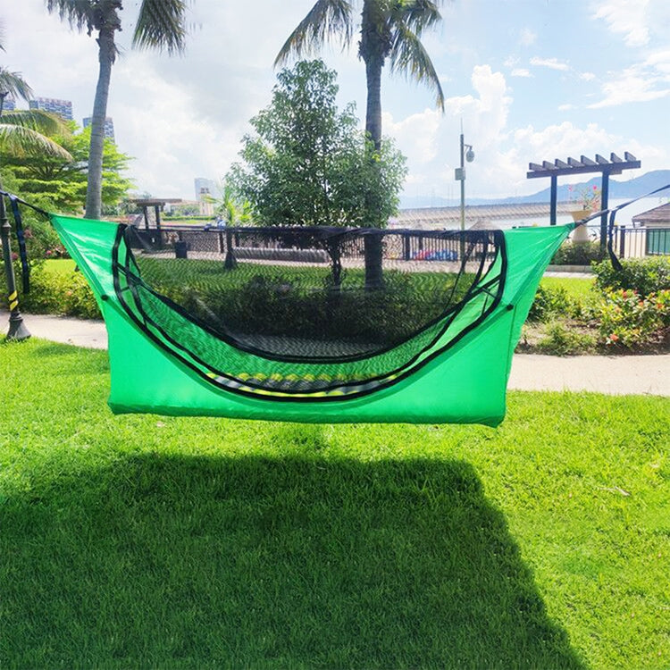 Outdoor Anti-Mosquito Rainproof Floating Tent, Hammock + Mosquito Net + Inflatable Cushion
