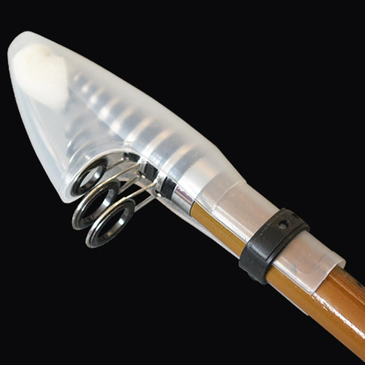 49cm Portable Telescopic Winter Ice Fishing Rod Fishing Tackle Pole, Extension Length: 2.4m