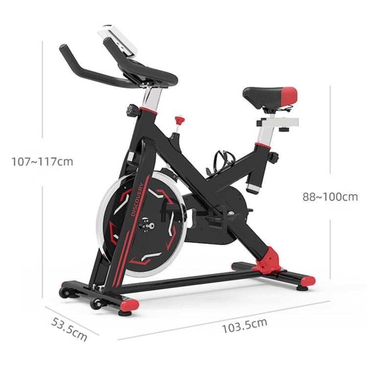 S700 Household Quiet Spinning Bicycle Indoor Sports Bicycle Fitness Equipment with LED Display & Tablet Holder & Moving Wheel