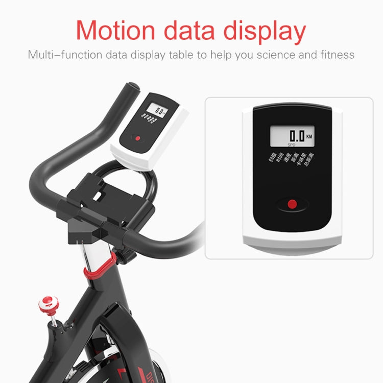 S700 Household Quiet Spinning Bicycle Indoor Sports Bicycle Fitness Equipment with LED Display & Tablet Holder & Moving Wheel