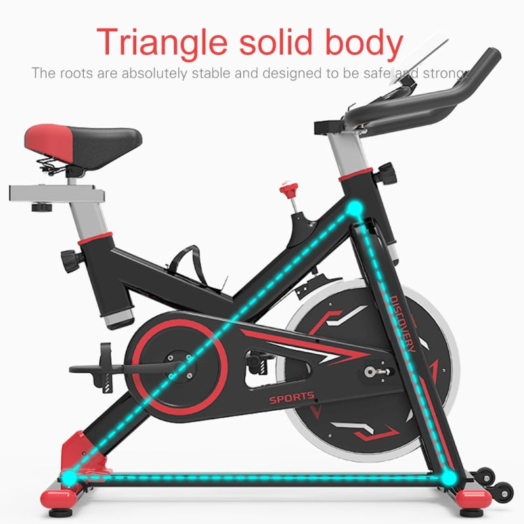 S700 Household Quiet Spinning Bicycle Indoor Sports Bicycle Fitness Equipment with LED Display & Tablet Holder & Moving Wheel