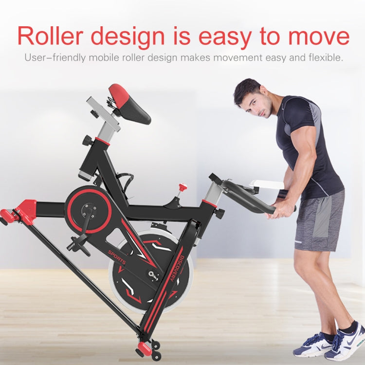 S700 Household Quiet Spinning Bicycle Indoor Sports Bicycle Fitness Equipment with LED Display & Tablet Holder & Moving Wheel