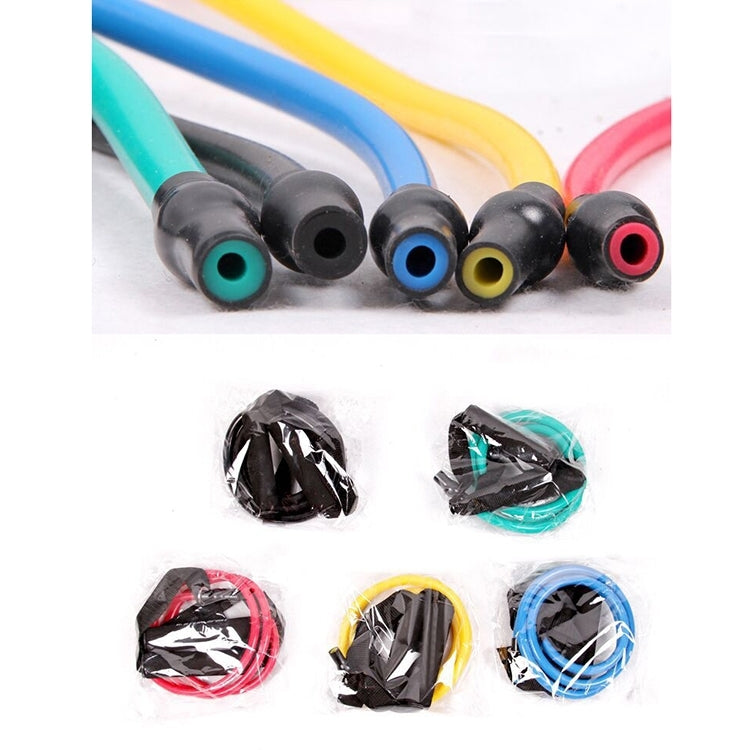 Fitness Exercise Resistance Bands Stretch Elastic Rope Workout Yoga Rally Muscle Training Exercise Rope, Size:5*11*1200mm, Random Color Delivery