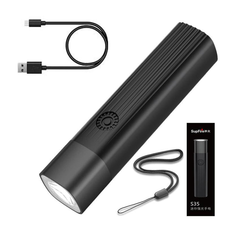 Portable Outdoor Camping USB Strong Light Small Flashlight LED Night Riding Light