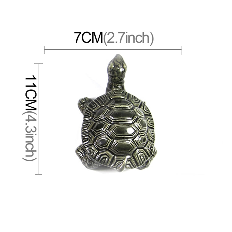 Artificial Simulation Ornamental Decorate Fake Tortoise Aquarium Emulational Floating Turtles to Fish Tank, Large Size: 11.0 x 7.0 x 4.0cm