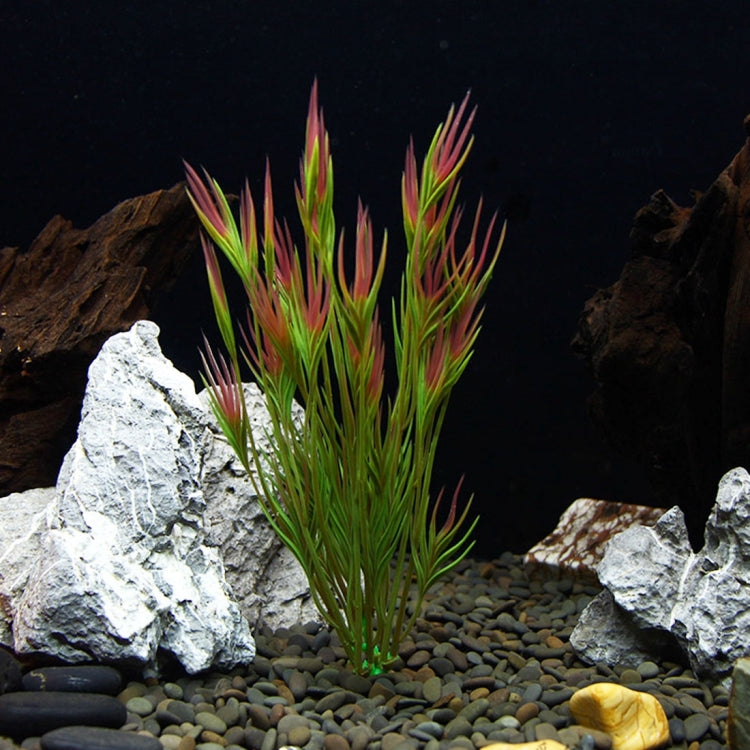Artificial Tree Plant Grass Figurines Miniatures Aquarium Fish Tank Landscape, Size: 23.0 x 7.0cm