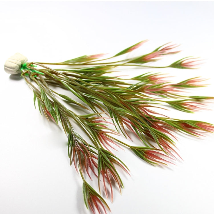 Artificial Tree Plant Grass Figurines Miniatures Aquarium Fish Tank Landscape, Size: 23.0 x 7.0cm