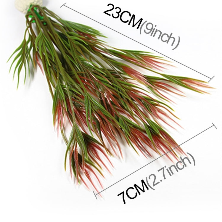 Artificial Tree Plant Grass Figurines Miniatures Aquarium Fish Tank Landscape, Size: 23.0 x 7.0cm
