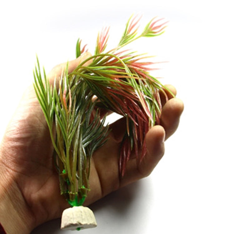 Artificial Tree Plant Grass Figurines Miniatures Aquarium Fish Tank Landscape, Size: 23.0 x 7.0cm