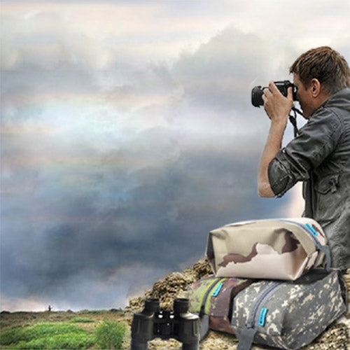 BLUEFIELD High Quality Thicken Desert Camouflage Oxford Cloth Accessories Bag Sundries Bags for Outdoor Activities, Size: 28*16*13 cm