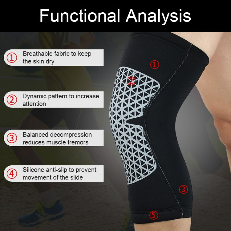 Outdoor Knee Leg Breathable Anti-collision Sports Protective Gear, Size: M