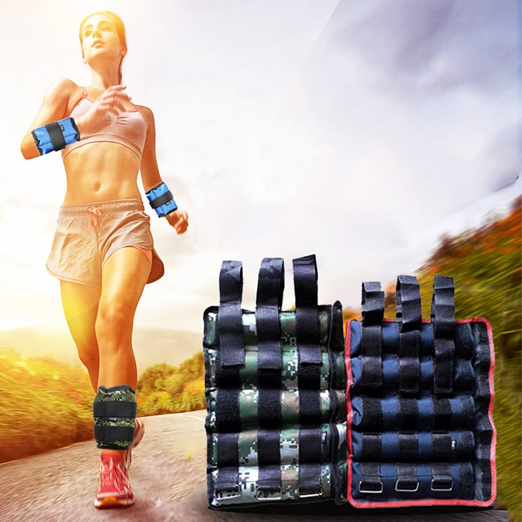 A Pair of Selling Fitness Loading Equipment Ankle Weights Gaiter Sandbags, Adjustable Invisible Running Sports Sandbags, Weight: 4kg