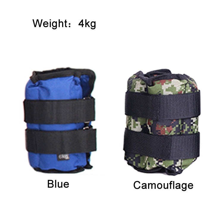 A Pair of Selling Fitness Loading Equipment Ankle Weights Gaiter Sandbags, Adjustable Invisible Running Sports Sandbags, Weight: 4kg