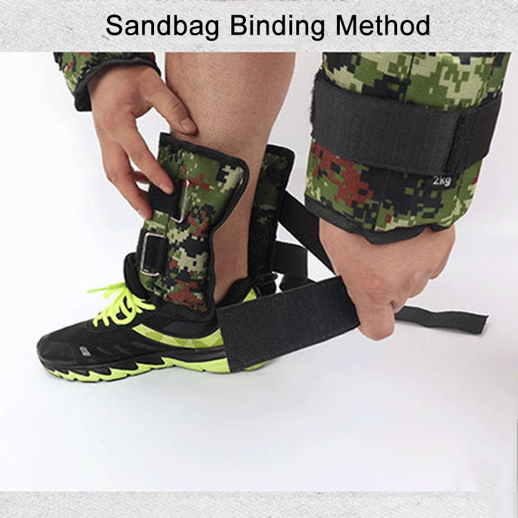 A Pair of Selling Fitness Loading Equipment Ankle Weights Gaiter Sandbags, Adjustable Invisible Running Sports Sandbags, Weight: 4kg