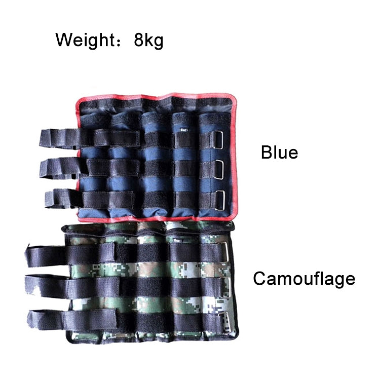 A Pair of Selling Fitness Loading Equipment Ankle Weights Gaiter Sandbags, Adjustable Invisible Running Sports Sandbags, Weight: 8kg