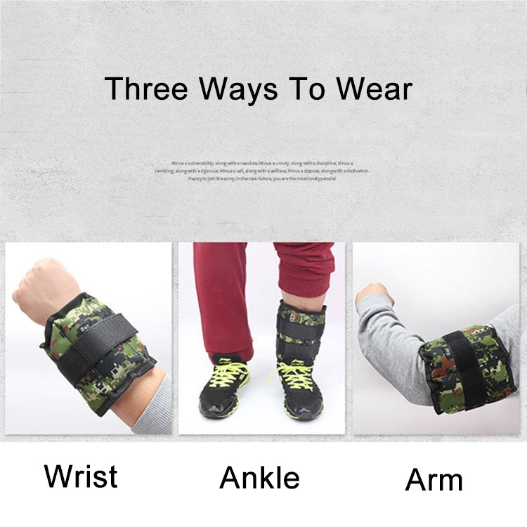 A Pair of Selling Fitness Loading Equipment Ankle Weights Gaiter Sandbags, Adjustable Invisible Running Sports Sandbags, Weight: 8kg