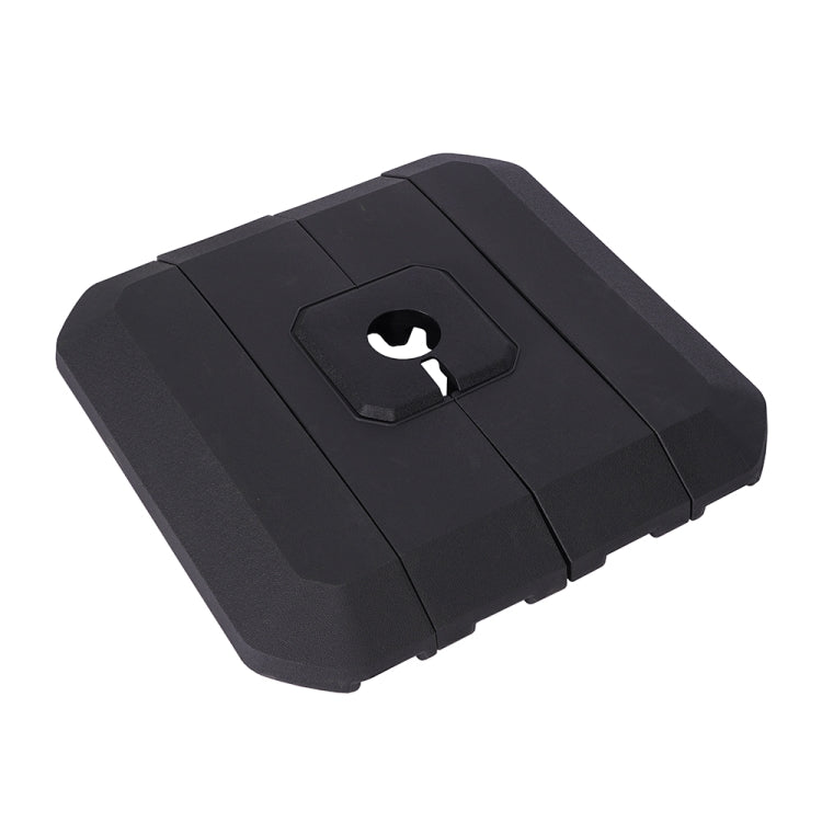 [US Warehouse] 4 in 1 Portable Square Plastic Base for All Kinds of Cross Parasols Base, with Handle