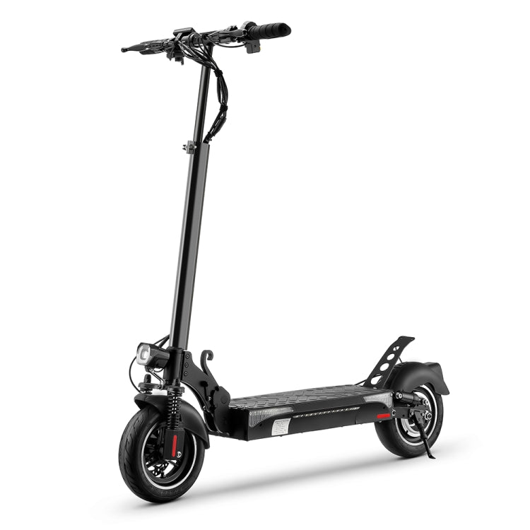 [EU Warehouse] T4 Foldable Electric Scooter with 10-inch Tires & Digital Display & LED Lights, Load-bearing: 120kg