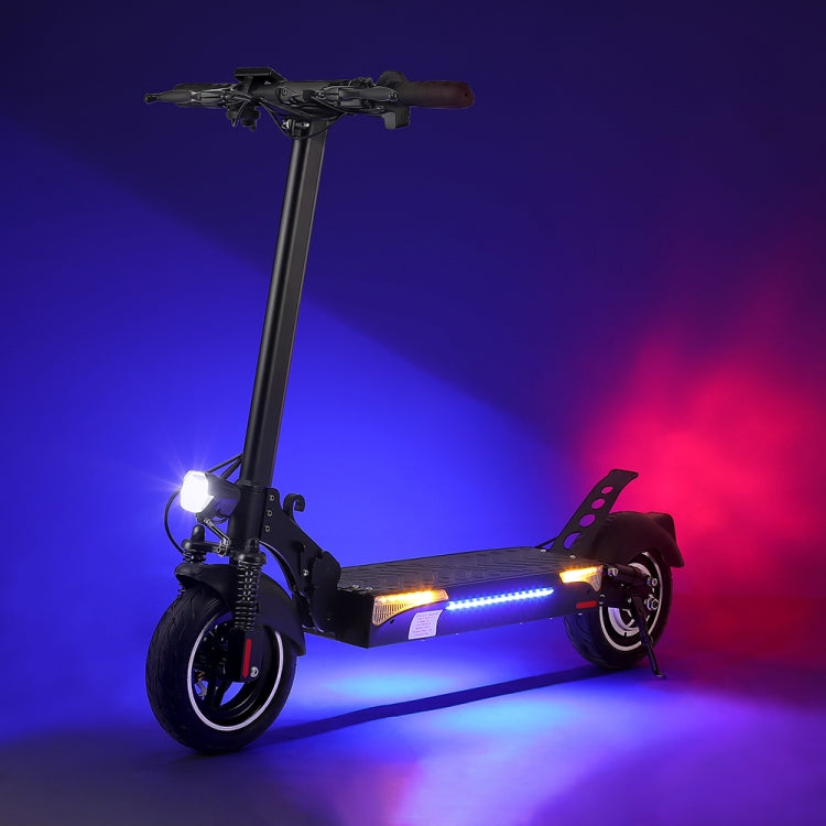 [EU Warehouse] T4 Foldable Electric Scooter with 10-inch Tires & Digital Display & LED Lights, Load-bearing: 120kg
