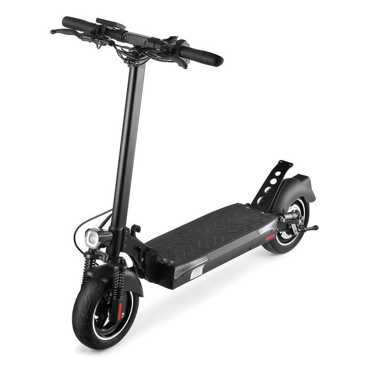 [UK Warehouse] T4 Foldable Electric Scooter with 10-inch Tires & Digital Display & LED Lights, Load-bearing: 120kg