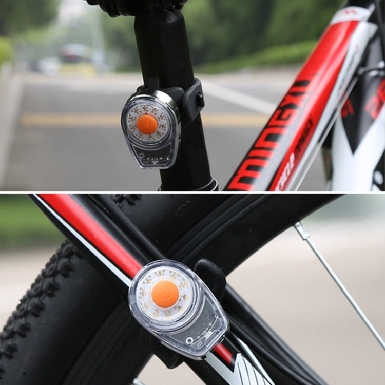 FY-309 Mini Multi Flash Modes Rechargeable Multi Color Round Ring COB LED Bicycle Tail Light